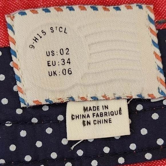 || ANTHROPOLOGIE || red wrap skirt - Picture 6 of 6